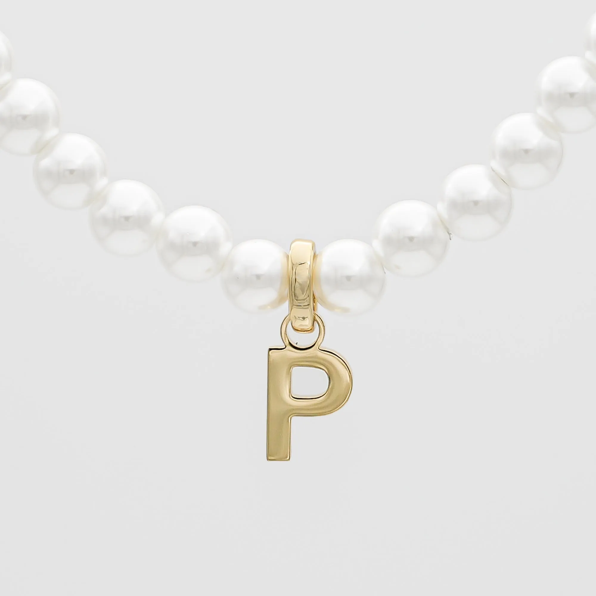Classic Pearl Initial Bracelet