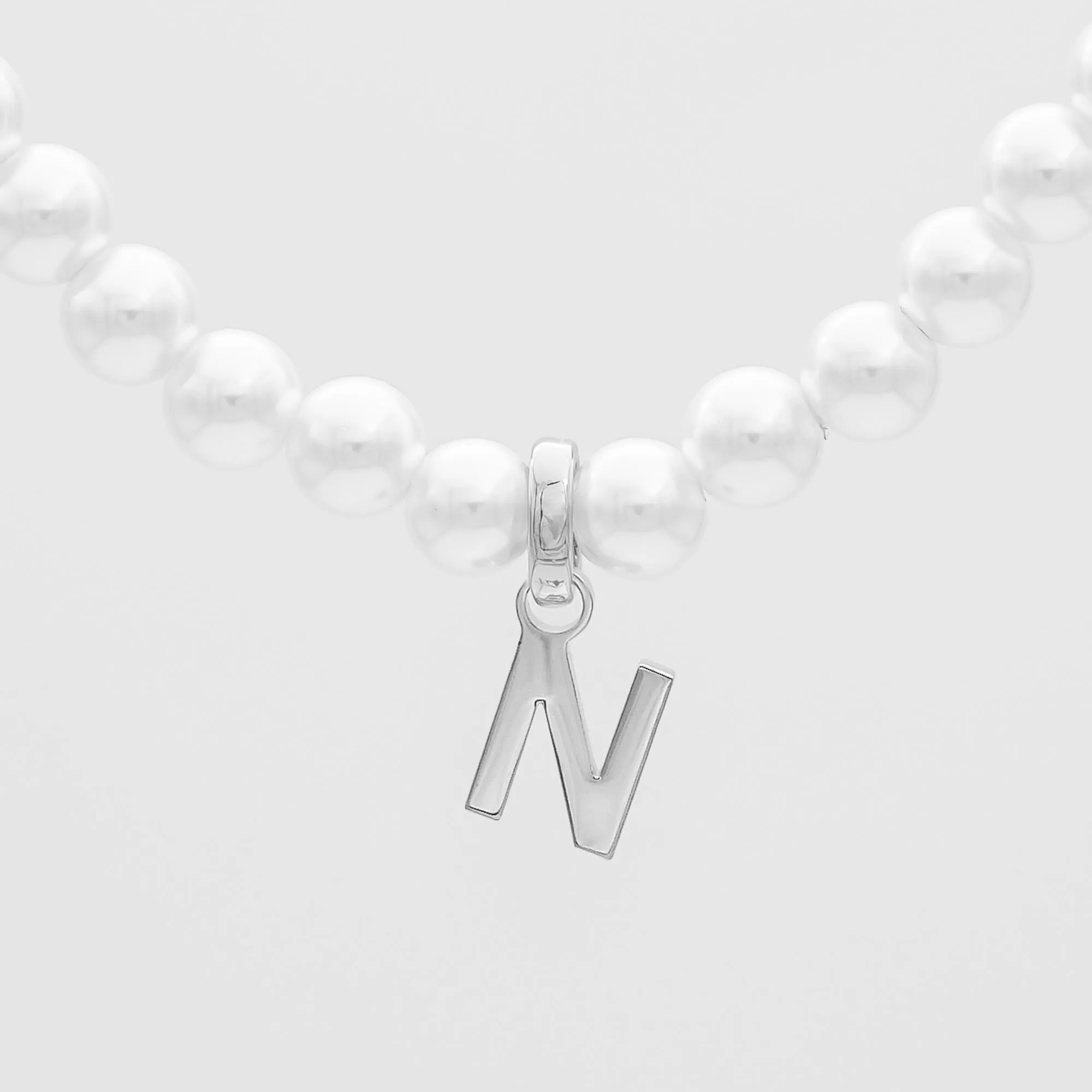 Classic Pearl Initial Bracelet