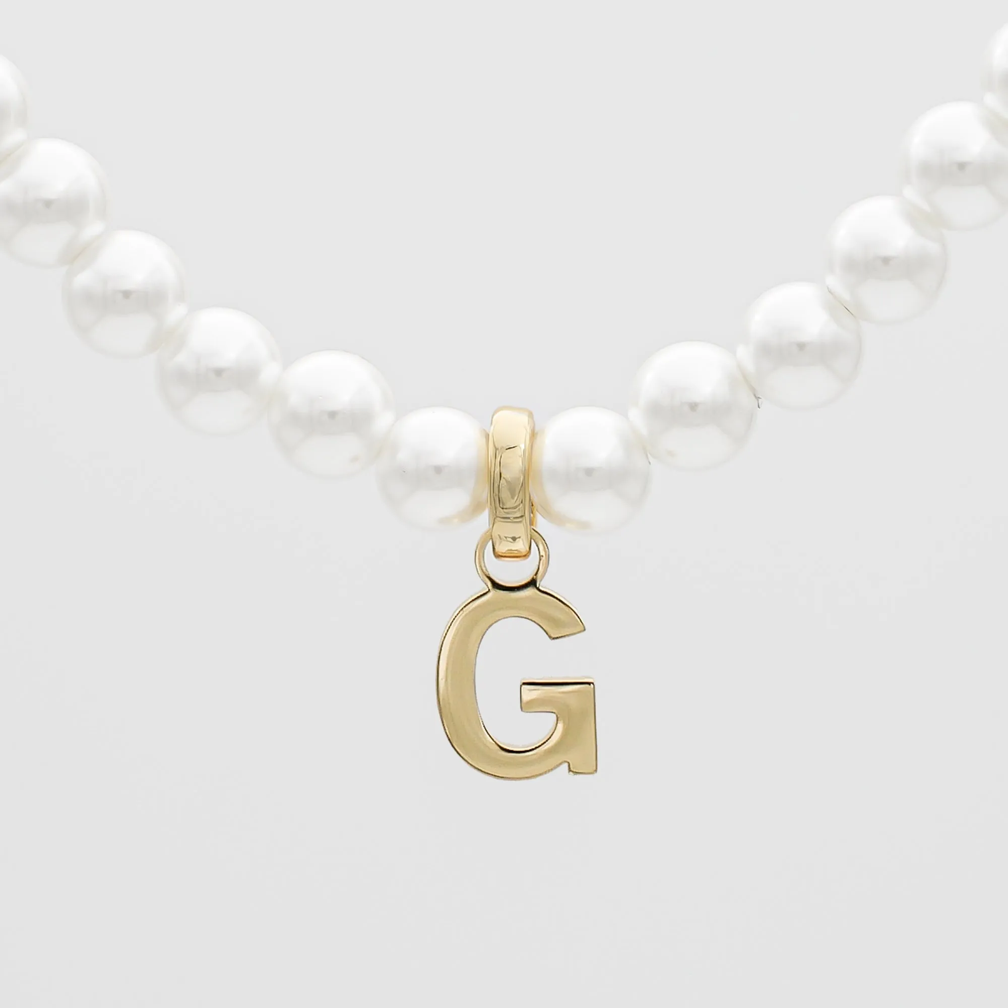 Classic Pearl Initial Bracelet