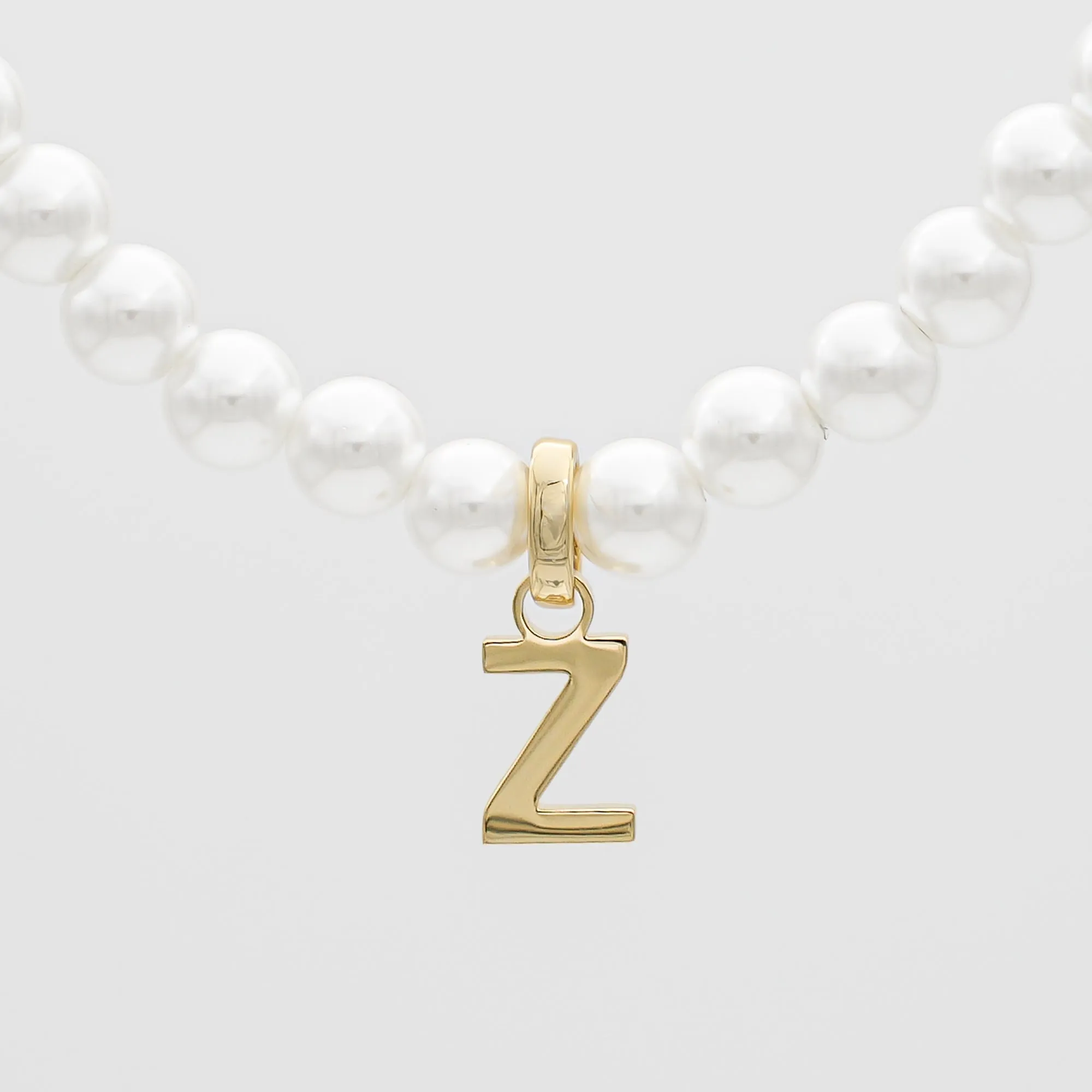 Classic Pearl Initial Bracelet