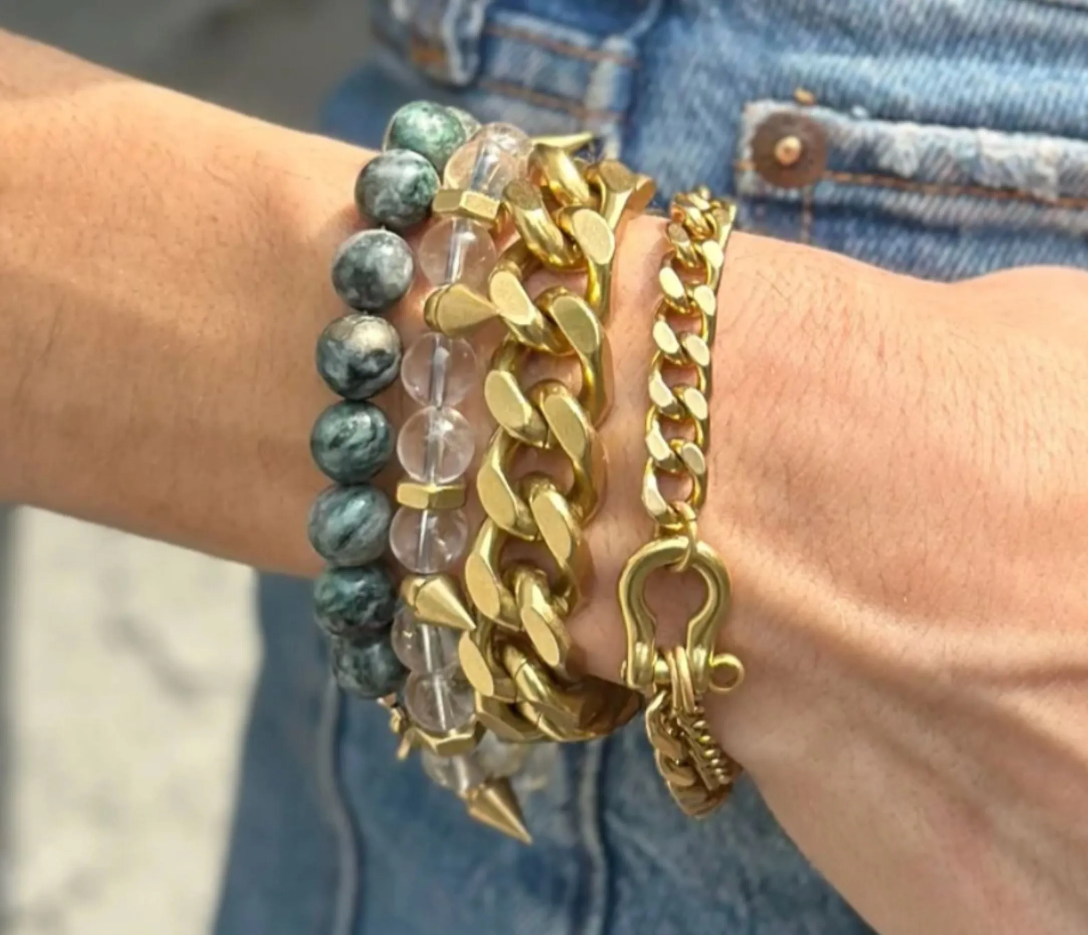 Classic Shackle Duo Bracelet