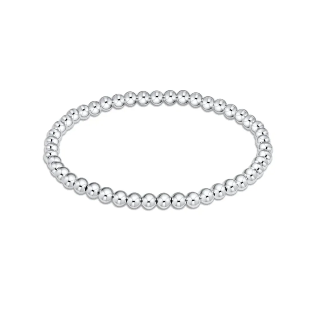 Classic Sterling 4mm Bead Bracelet