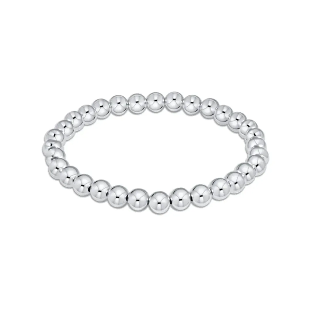 Classic Sterling 6mm Bead Bracelet