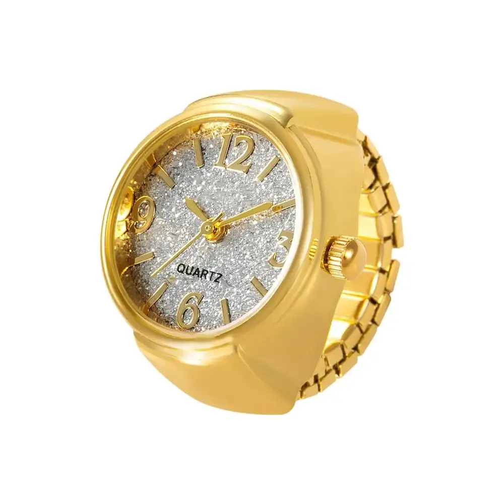 Colored Face Ring Watch