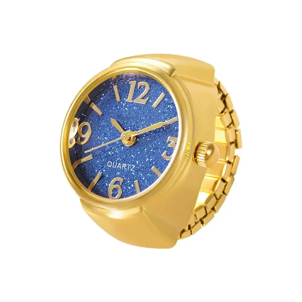 Colored Face Ring Watch