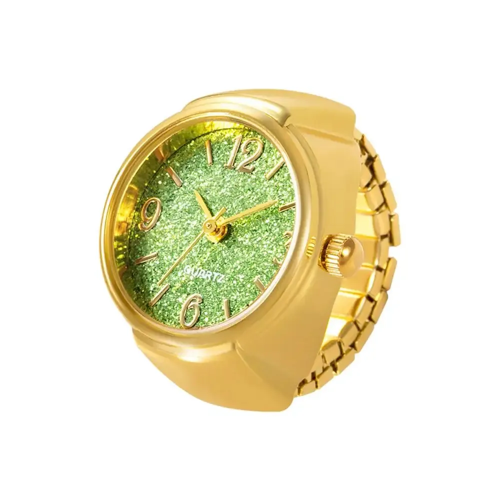 Colored Face Ring Watch