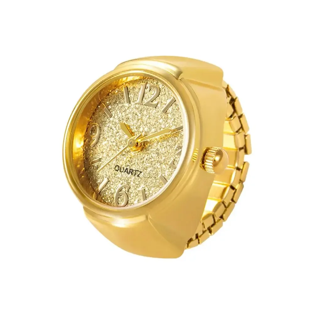 Colored Face Ring Watch