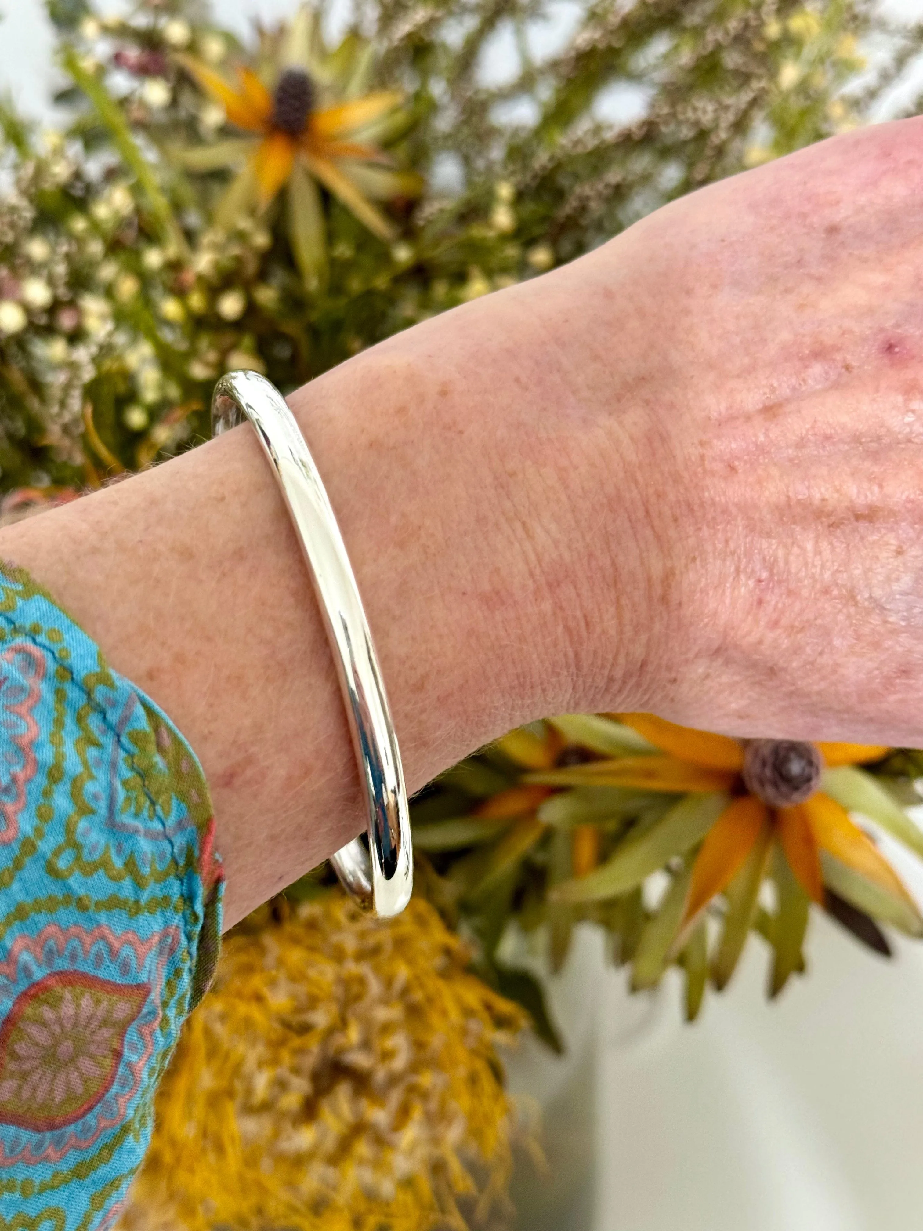 Contempo Sterling Silver Bangle 6MM