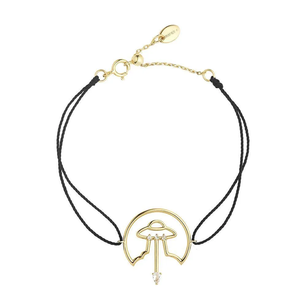 Cosmo Spaceship Cord Bracelet