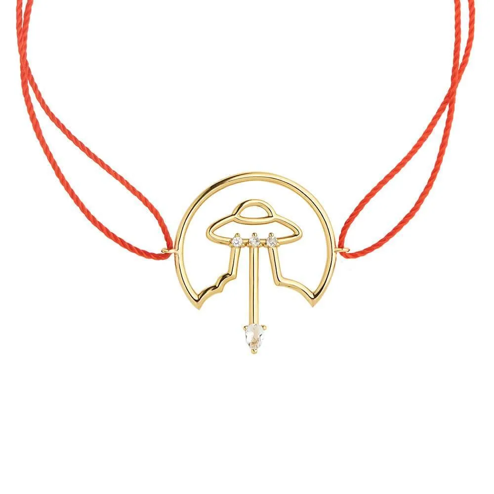 Cosmo Spaceship Cord Bracelet