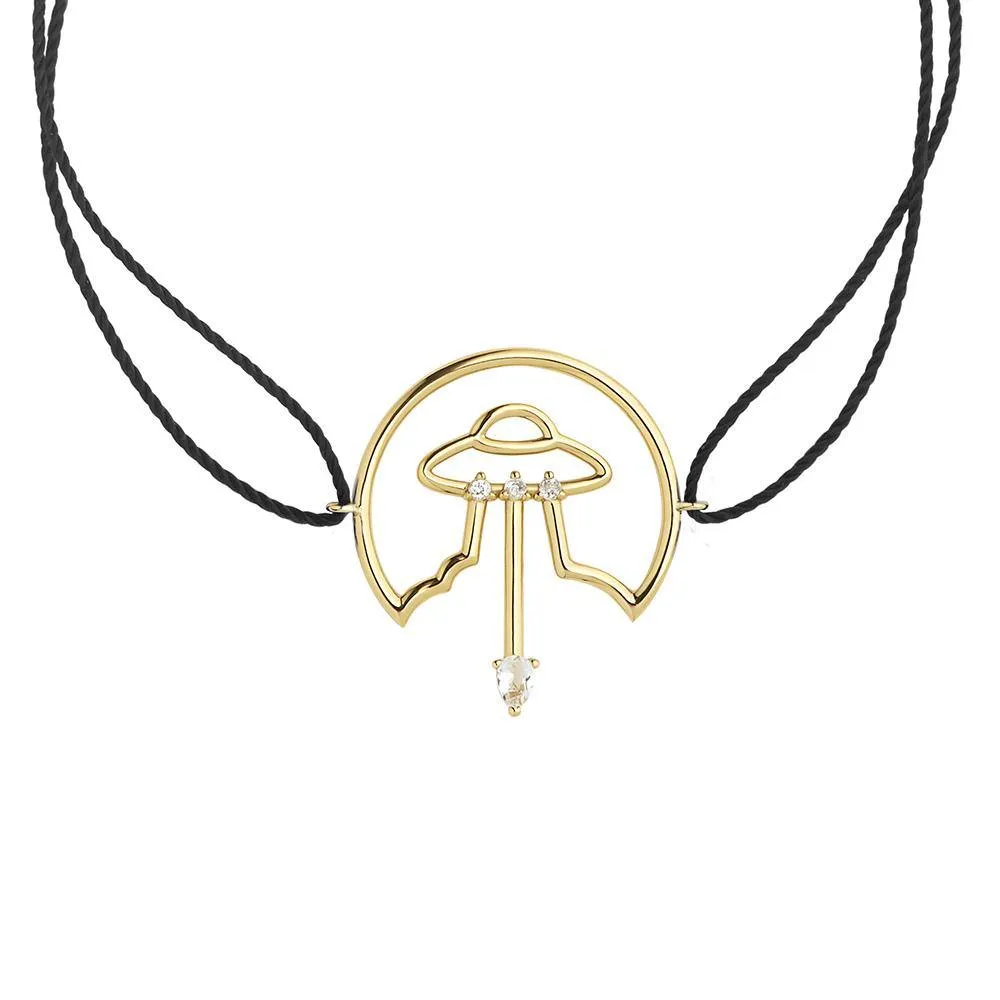 Cosmo Spaceship Cord Bracelet