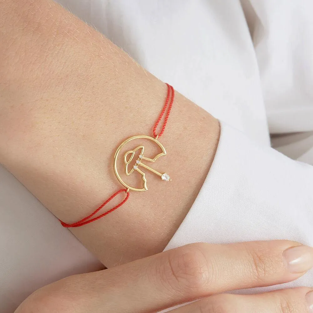 Cosmo Spaceship Cord Bracelet