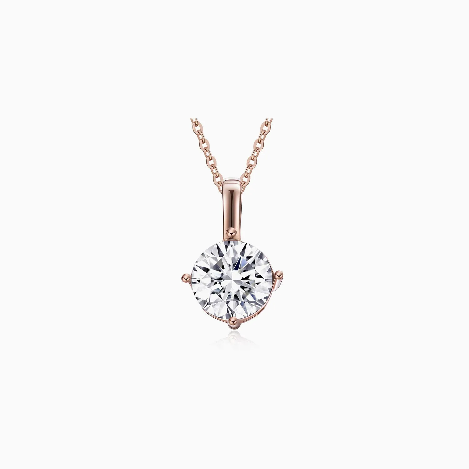Dainty Solitaire Swarovski Crystals Necklace
