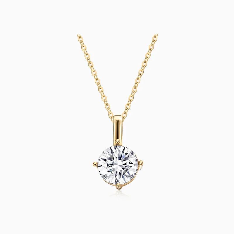 Dainty Solitaire Swarovski Crystals Necklace