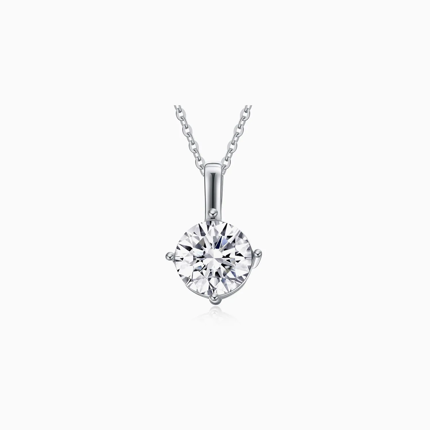 Dainty Solitaire Swarovski Crystals Necklace