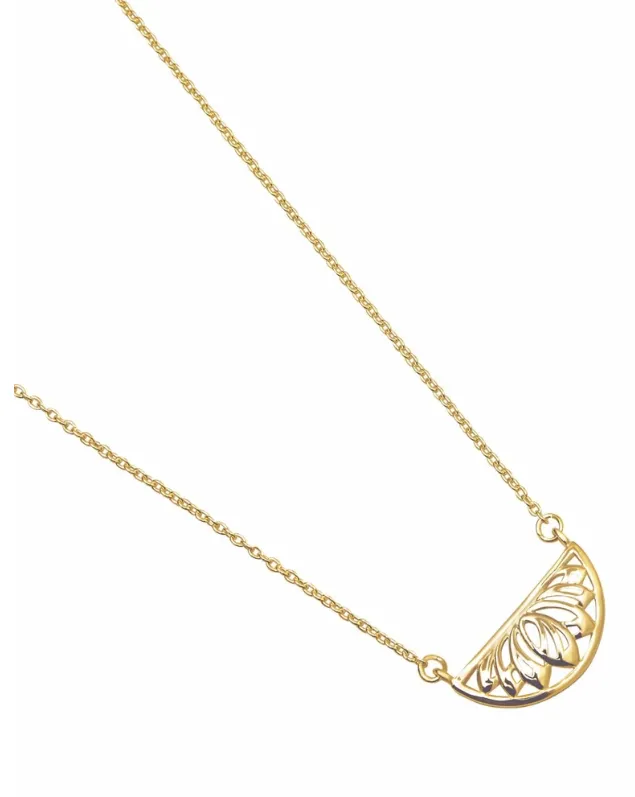Desert Bloom Necklace - Yellow Gold