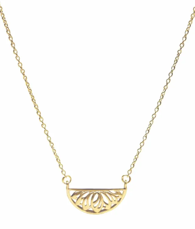 Desert Bloom Necklace - Yellow Gold