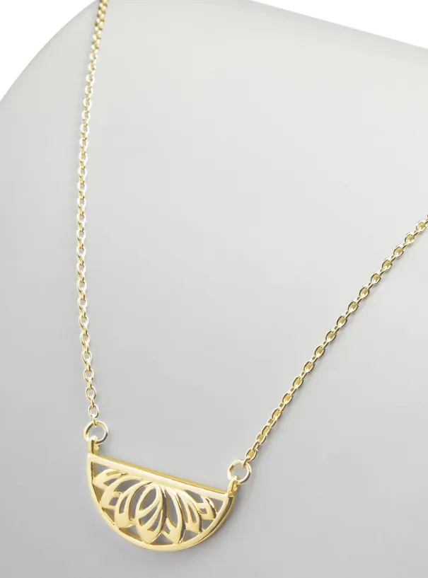 Desert Bloom Necklace - Yellow Gold