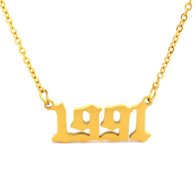Devil Necklace Stainless Steel Angel Number Necklaces