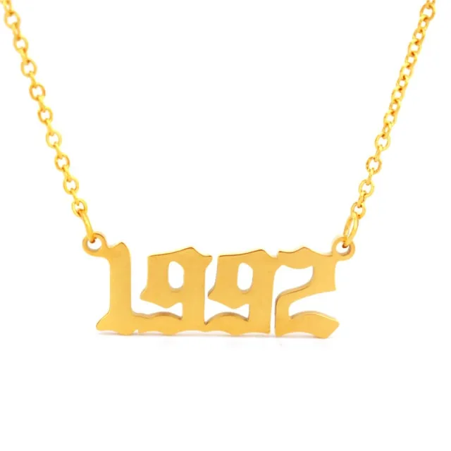 Devil Necklace Stainless Steel Angel Number Necklaces