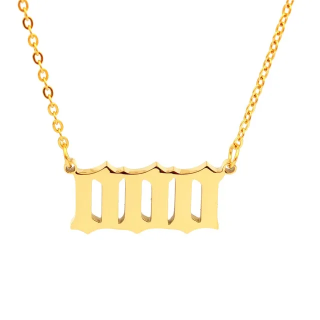 Devil Necklace Stainless Steel Angel Number Necklaces