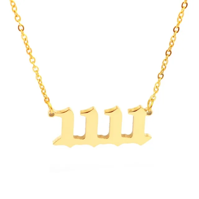 Devil Necklace Stainless Steel Angel Number Necklaces