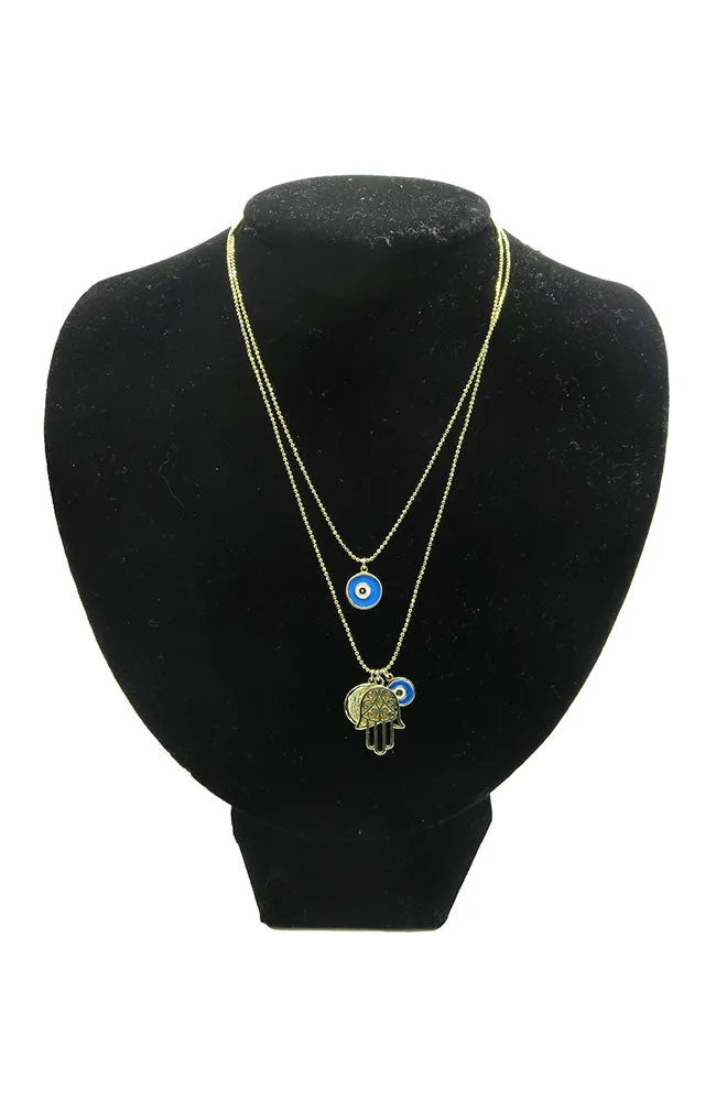 Double Strand Charm EE Necklace