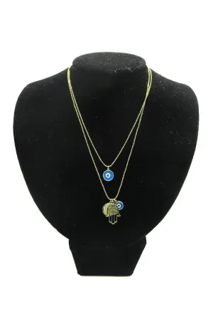 Double Strand Charm EE Necklace