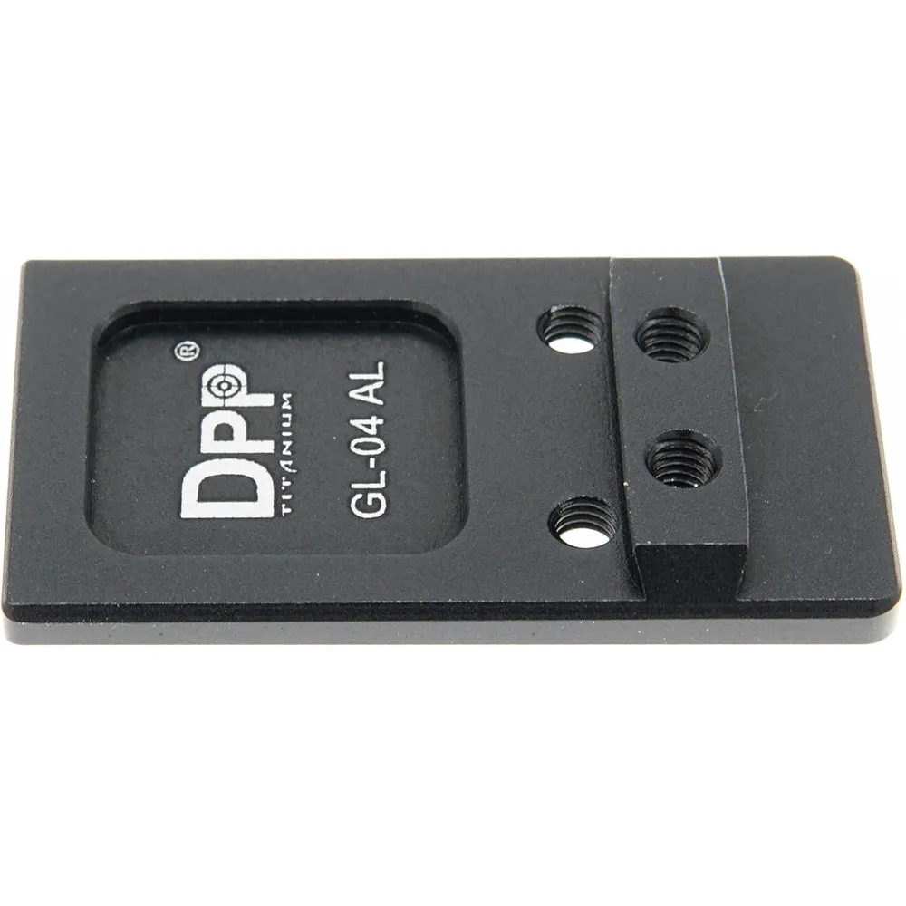 DPP Titanium Rear Sight Mount Aluminum Alloy Vortex Razor/Sig Romeo 3/C-more STS Footprint - Glock