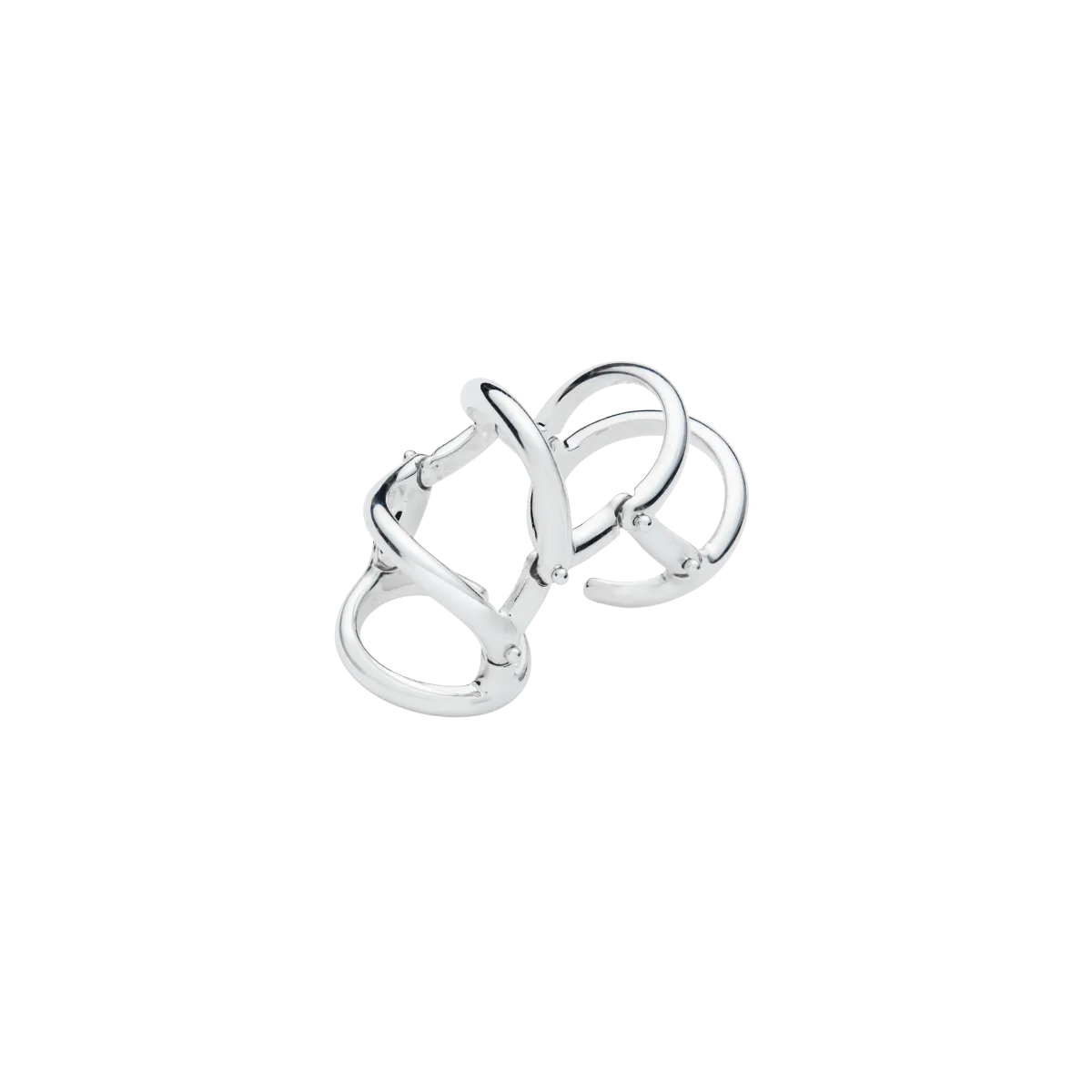 Drop Armour Ring With Double Hinge