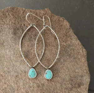 Earthy Turquoise Dangles