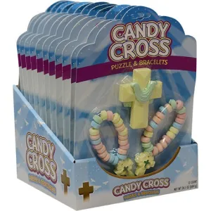 Easter Cross Candy Puzzle & Bracelets  12 ct