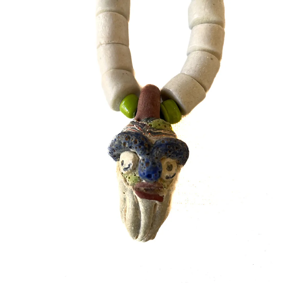 ED KOUMANS | 'Mask - Eclectic Necklace' | Mixed Media Necklace