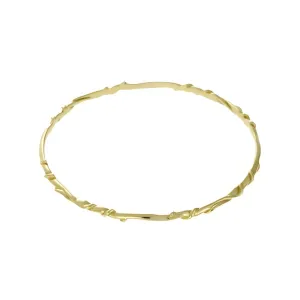 Entwine 9ct Yellow Gold Bangle