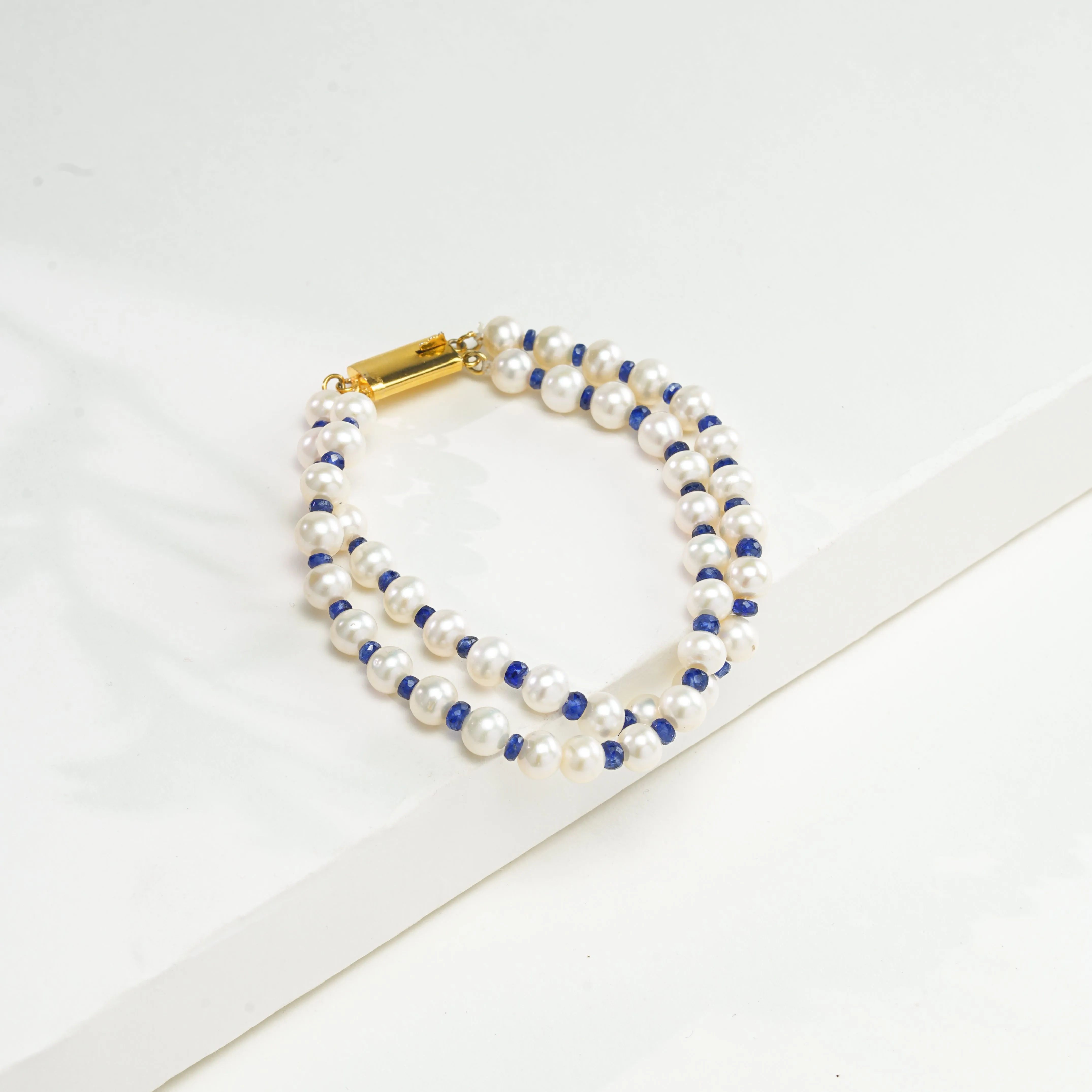 Ethereal Emerald Pearl Bracelets