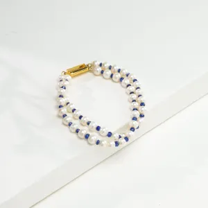 Ethereal Emerald Pearl Bracelets