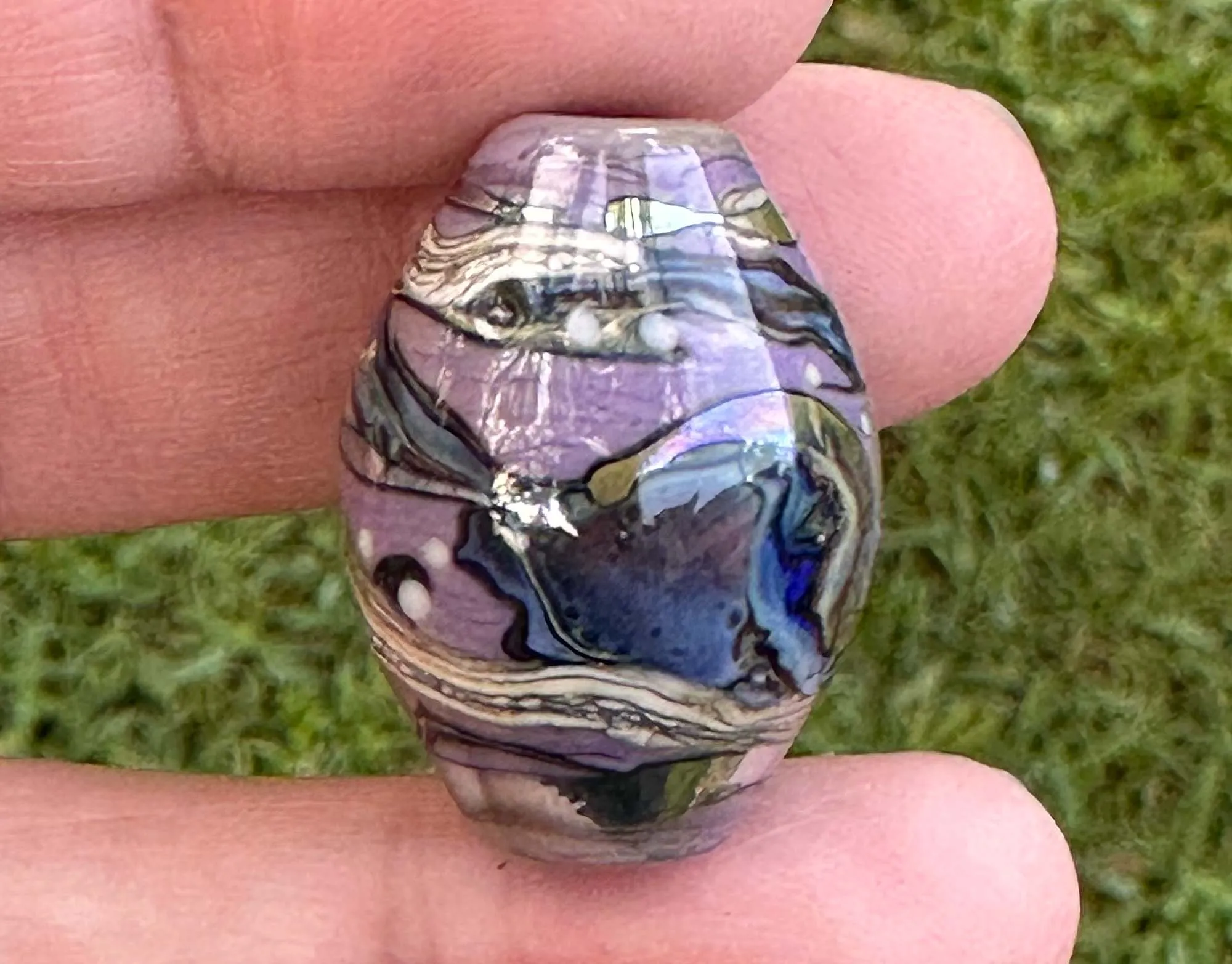 Ethereal Purple Lampwork Focal Bead SRA