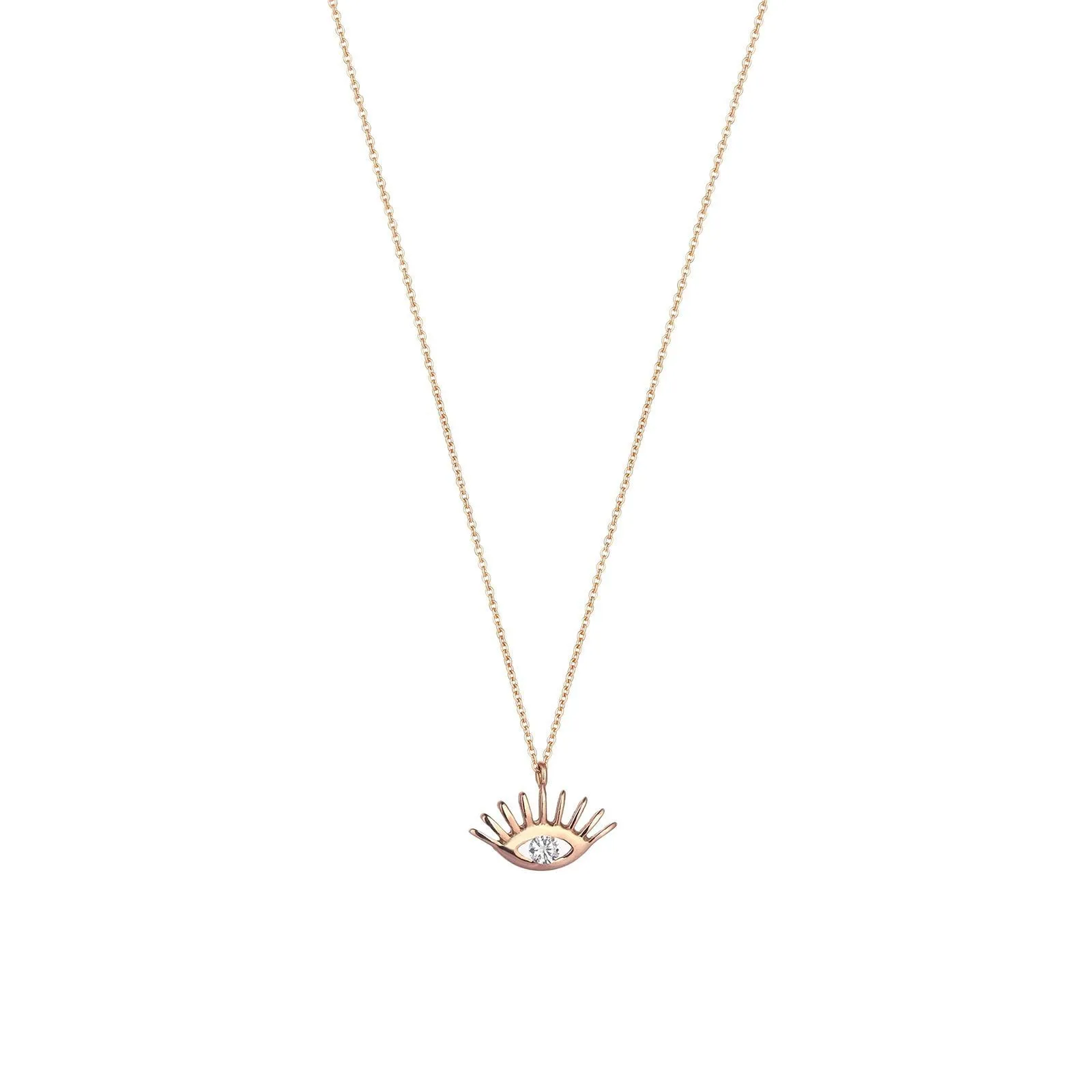 Evil Eye İnce Zincir Kolye