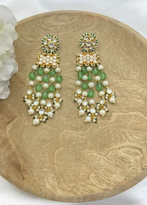 Falguni Gold Plated Kundan Polki Earrings