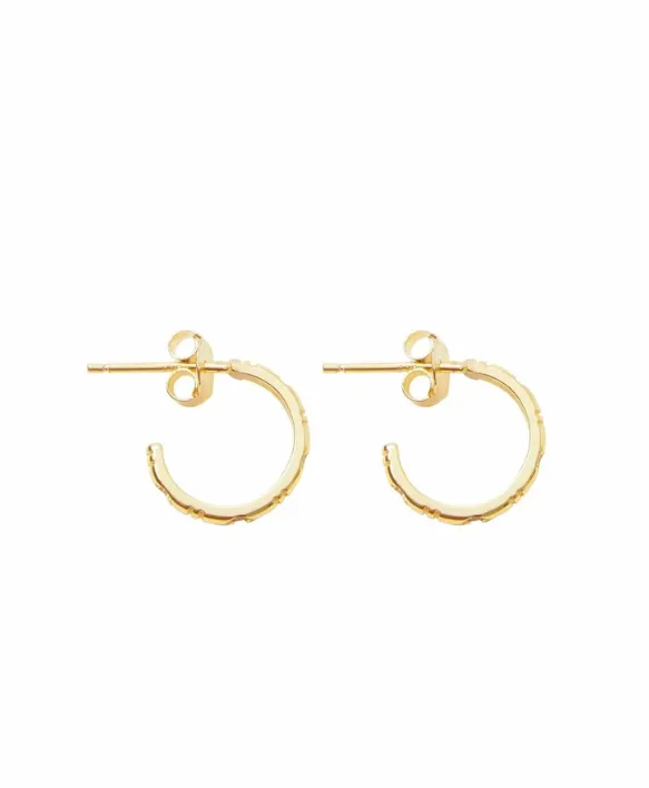 Falling Light Earrings - Yellow Gold
