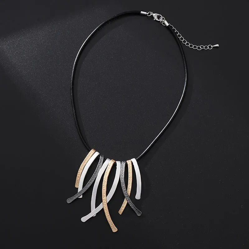 Fashion Chokers Statement Necklaces&Pendants Silver Color Jewelry For Women