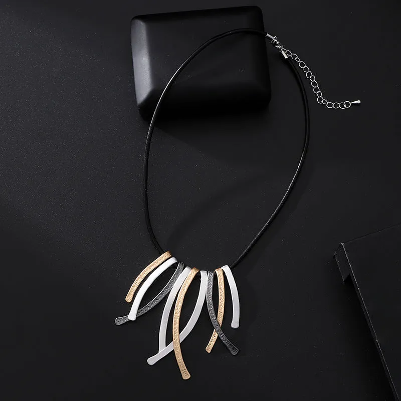 Fashion Chokers Statement Necklaces&Pendants Silver Color Jewelry For Women