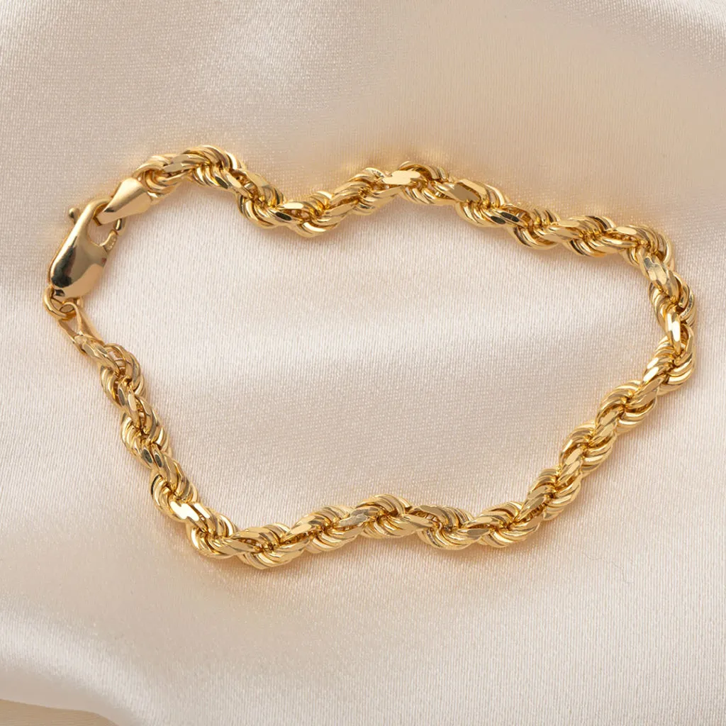 Fisher Rope Bracelet 4.8mm | 9ct Gold