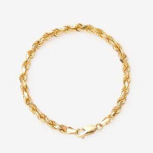 Fisher Rope Bracelet 4.8mm | 9ct Gold