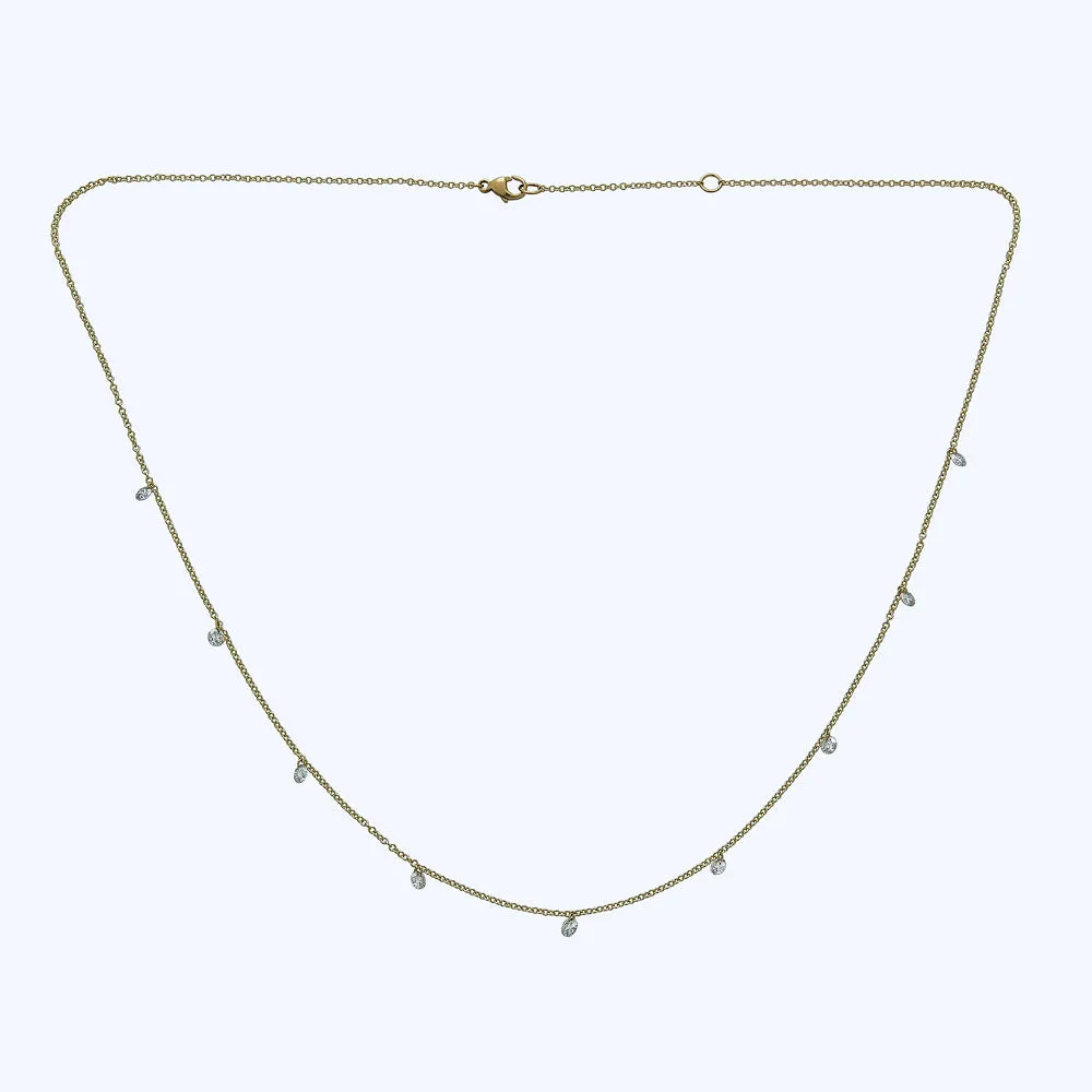 Floating Diamond Necklace