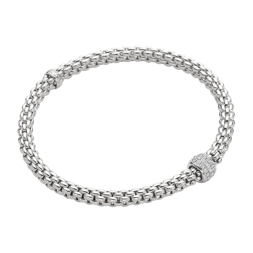 FOPE Solo Flex'it Bracelet with Diamonds