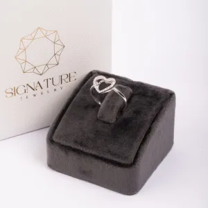 Forever Yours Heart-Cut Diamond Gold Ring