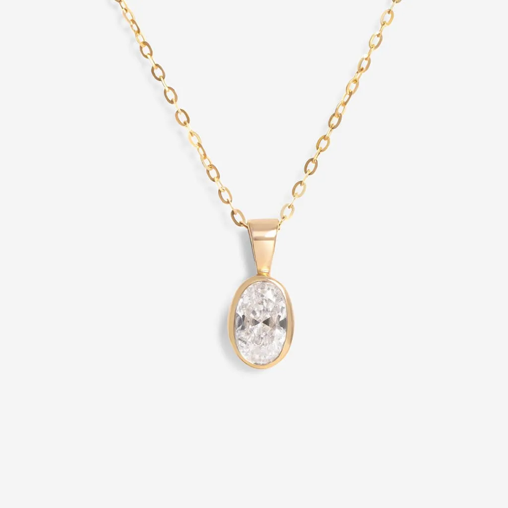 Framed Necklace | 9ct Gold