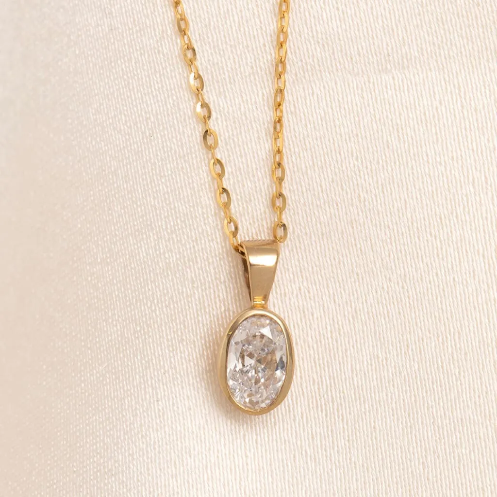 Framed Necklace | 9ct Gold