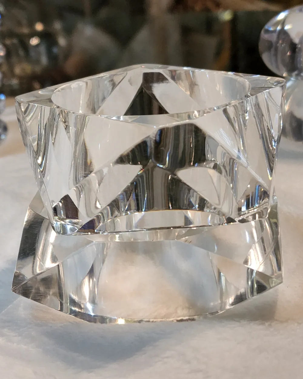 Freeze Lucite Bangle Bracelets